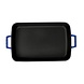 Lava Geëmailleerde gietijzeren braadslede 30x22cm blauw