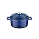 Lava Geëmailleerde gietijzeren braadpan 16cm 1,33L blauw
