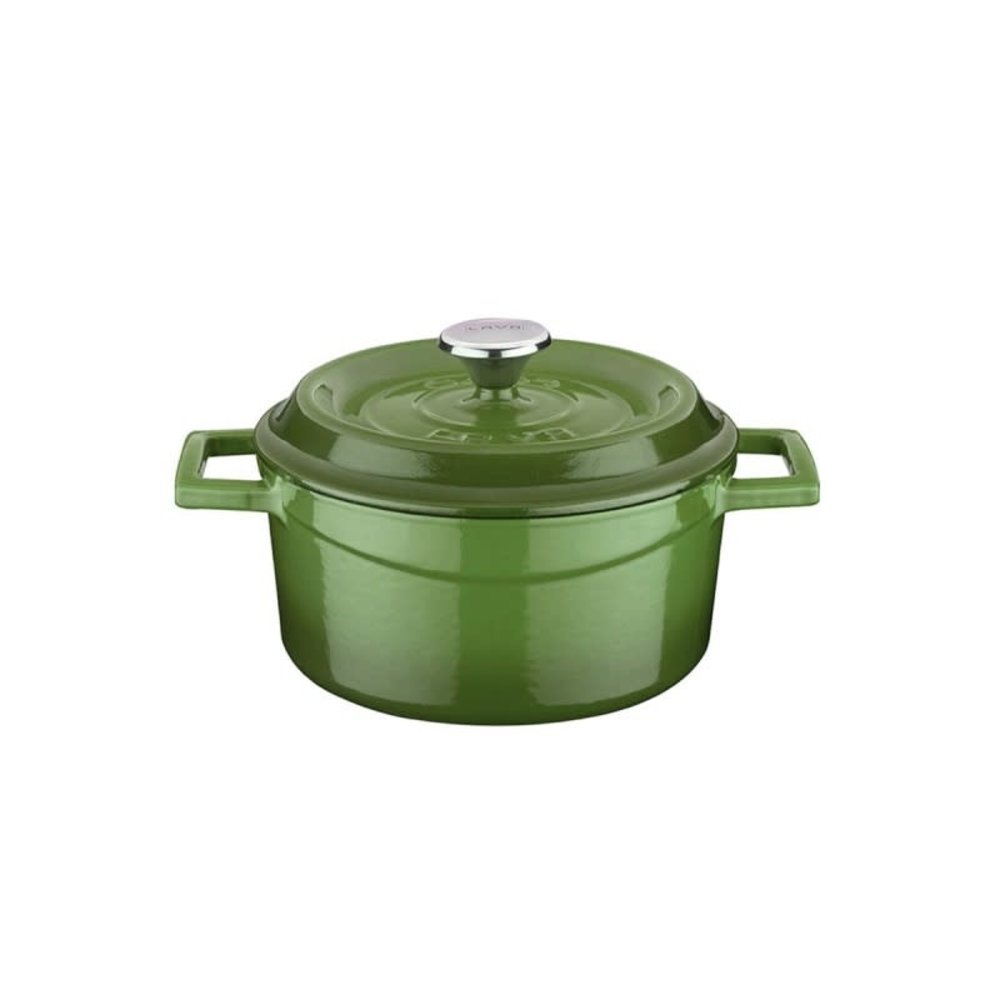 Lava Geëmailleerde gietijzeren braadpan 16cm 1,33L groen