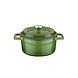 Lava Geëmailleerde gietijzeren braadpan 16cm 1,33L groen