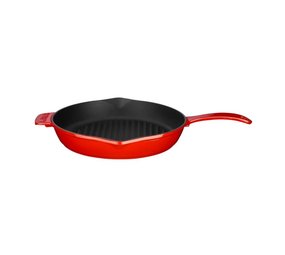 Lava Ronde grillpan 28cm rood Lava Ronde grillpan 28cm rood