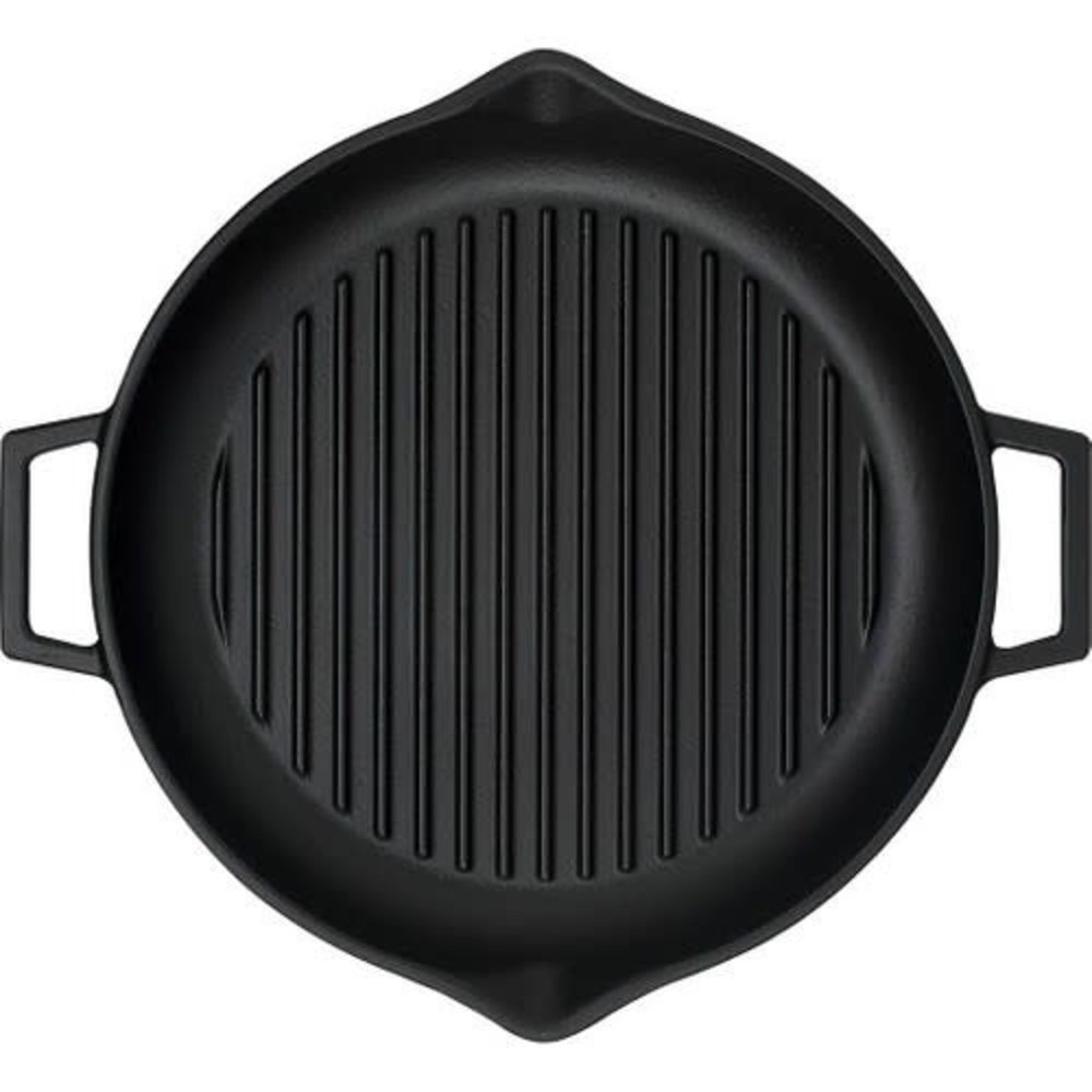 Lava Enkel geëmailleerde gietijzeren ronde grillplaat 30cm