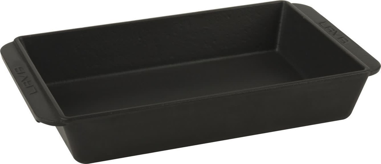 Lava Enkel geëmailleerde gietijzeren braadslede 21x33cm