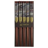 Tokyo Design Studio 5 sets of wooden chopsticks with different designs