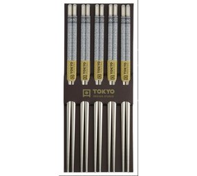 Tokyo Design Studio 5 sets of stainless steel chopsticks