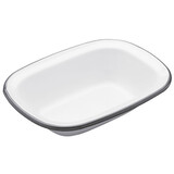 Kitchencraft Enamel oblong pie dish 18cm Kitchencraft Enamel oblong pie dish 18cm