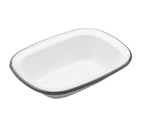 Kitchencraft Enamel oblong pie dish 18cm Kitchencraft Enamel oblong pie dish 18cm