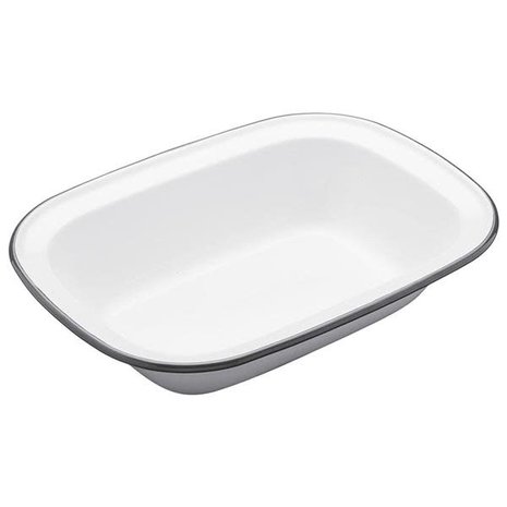 Kitchencraft Enamel oblong pie dish 22cm