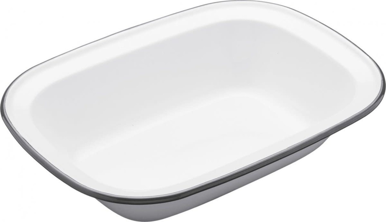 Kitchencraft Enamel oblong pie dish 26cm