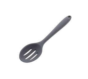 Small slotted silicone spoon