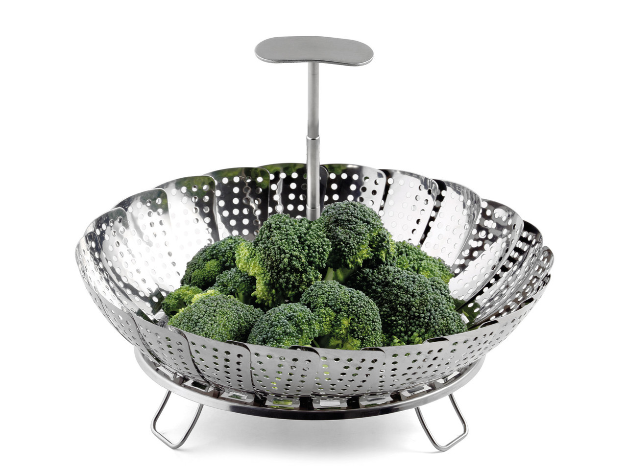 Weis Vegetable steamer 18-26cm with extendable handle Weis Vegetable steamer 18-26cm with extendable handle