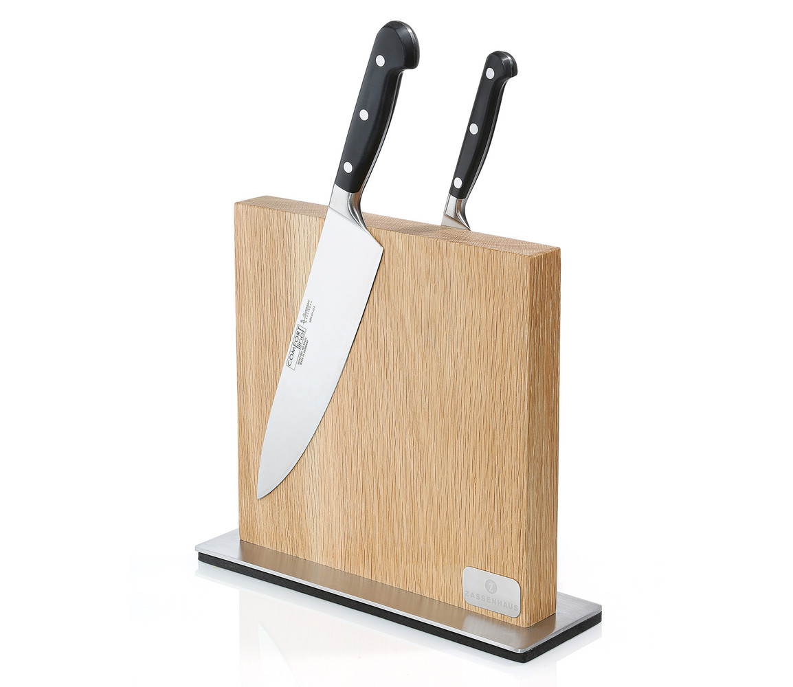 Zassenhaus Magnetic knife block oak Zassenhaus Magnetic knife block oak