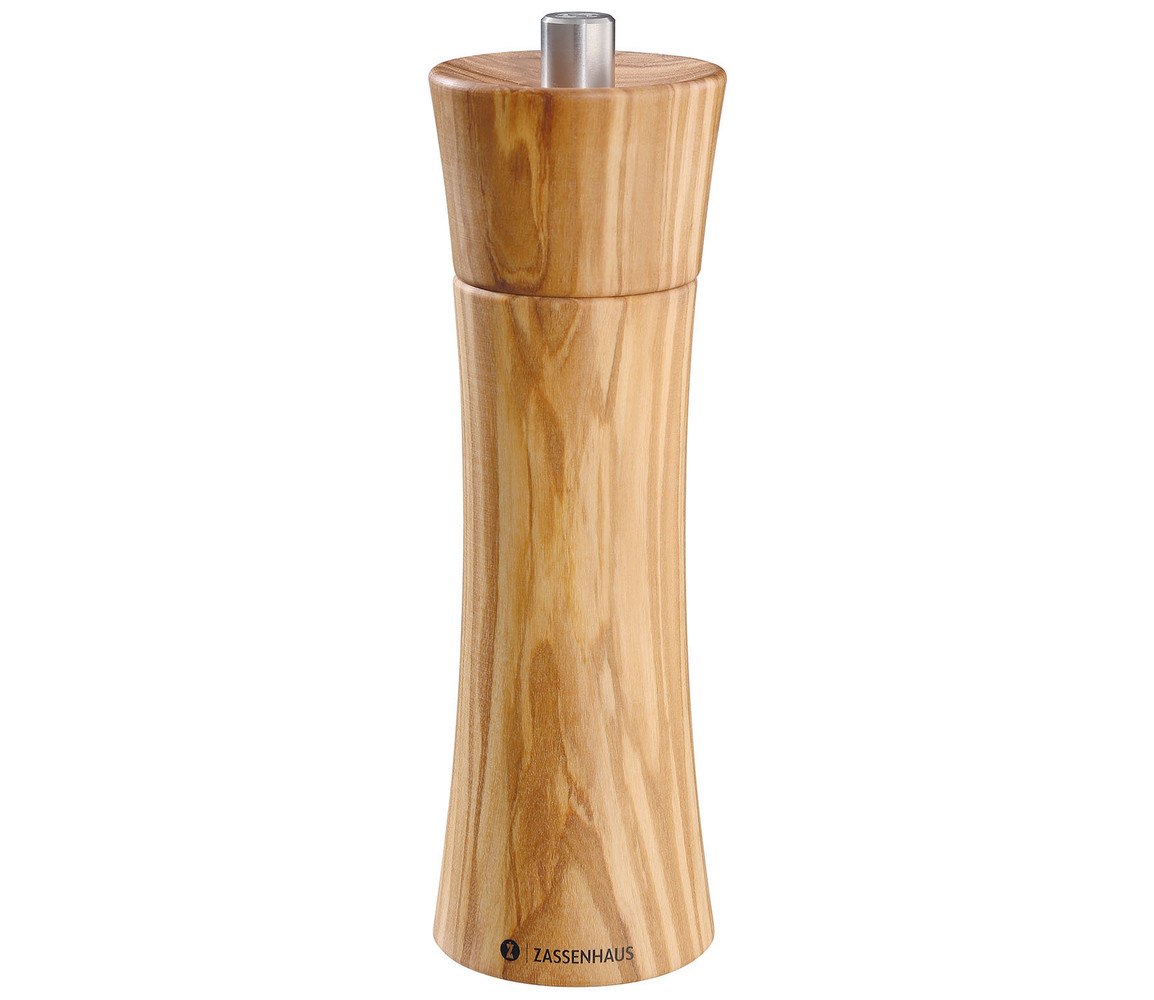 Zassenhaus Frankfurt salt mill olive wood 18cm
