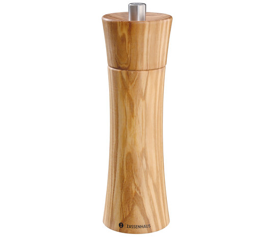 Zassenhaus Frankfurt salt mill olive wood 18cm