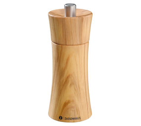 Zassenhaus Frankfurt salt mill olive wood 14cm
