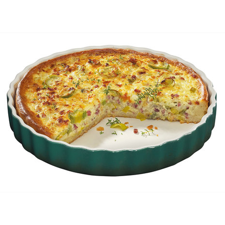 Küchenprofi Keramische taartvorm 28cm groen Küchenprofi Keramische taartvorm 28cm groen