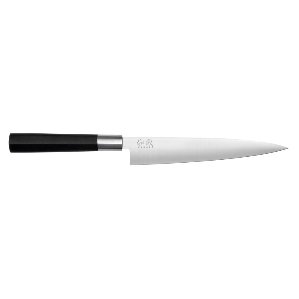 Kai Wasabi Black flexible filleting knife 18cm Kai Wasabi Black flexible filleting knife 18cm
