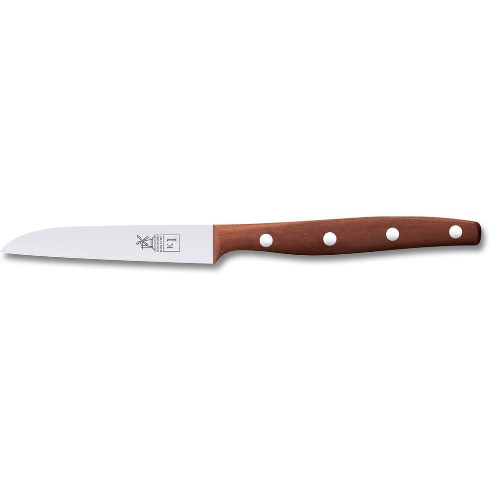 Robert Herder K1 carbonstalen keukenmes 9cm met pruimenhouten heft