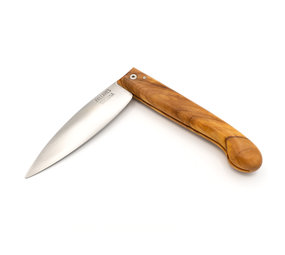 Pallares Solsona Pastor pocket knife 9cm carbon olive wood