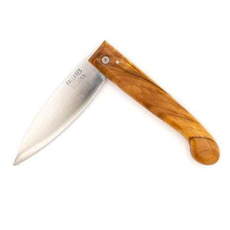 Pallares Solsona Pastor 9cm carbon steel folding knife olive wood Pallares Solsona Pastor 9cm carbon steel folding knife olive wood