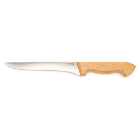 Pallares Solsona Carbon steel boning knife 18cm with beech wood handle