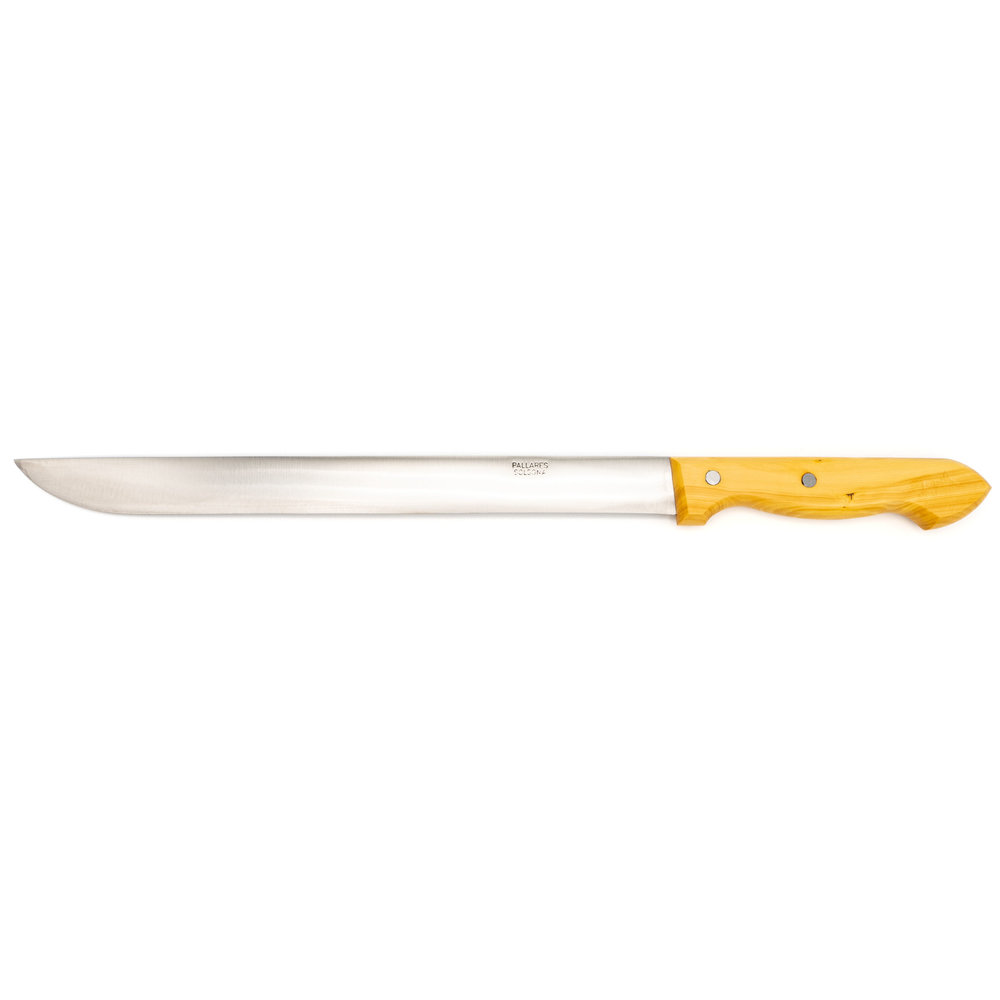 Pallares Solsona Carbon steel meat knife 26cm with boxwood handle