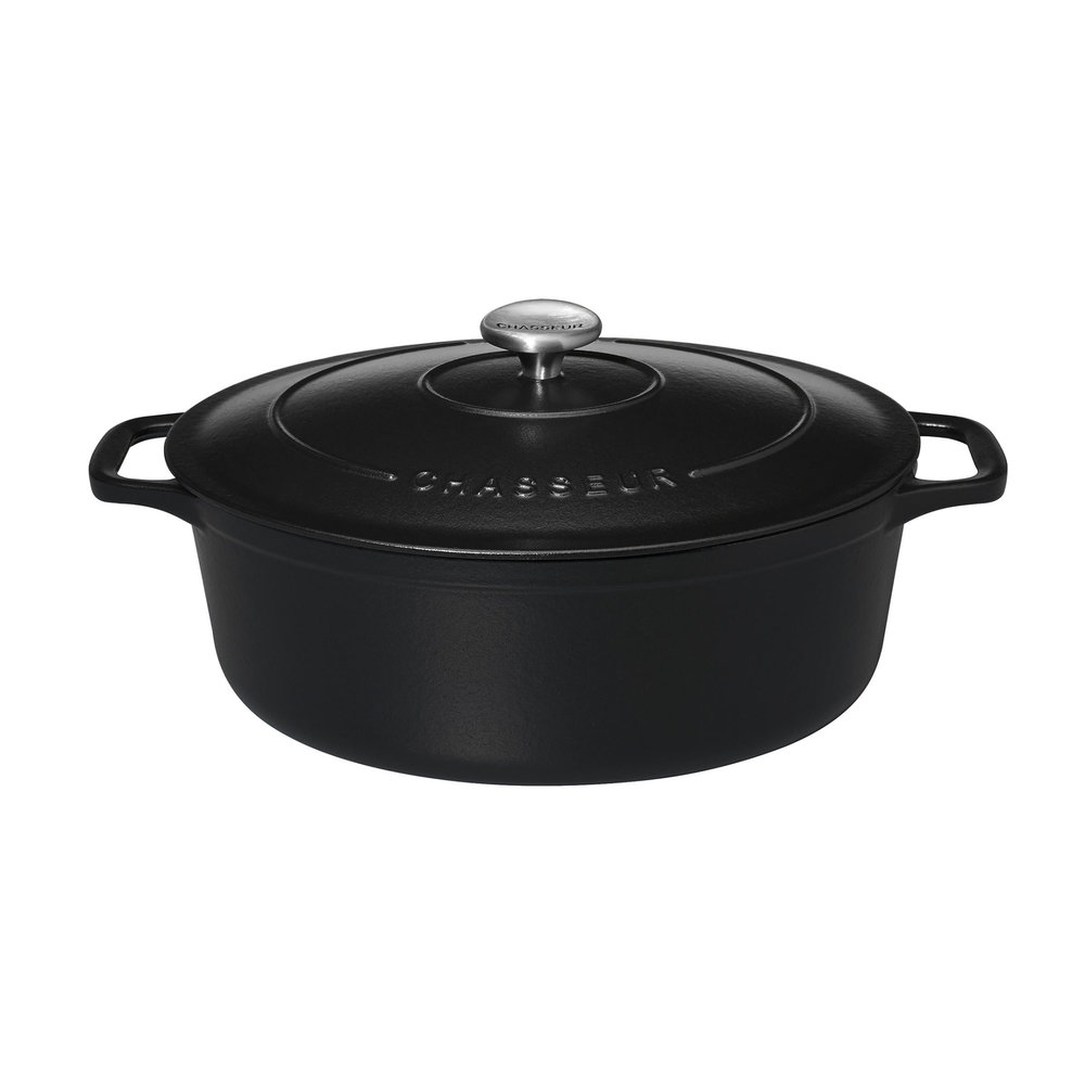 Chasseur Oval French oven 29cm 5,0L Noir