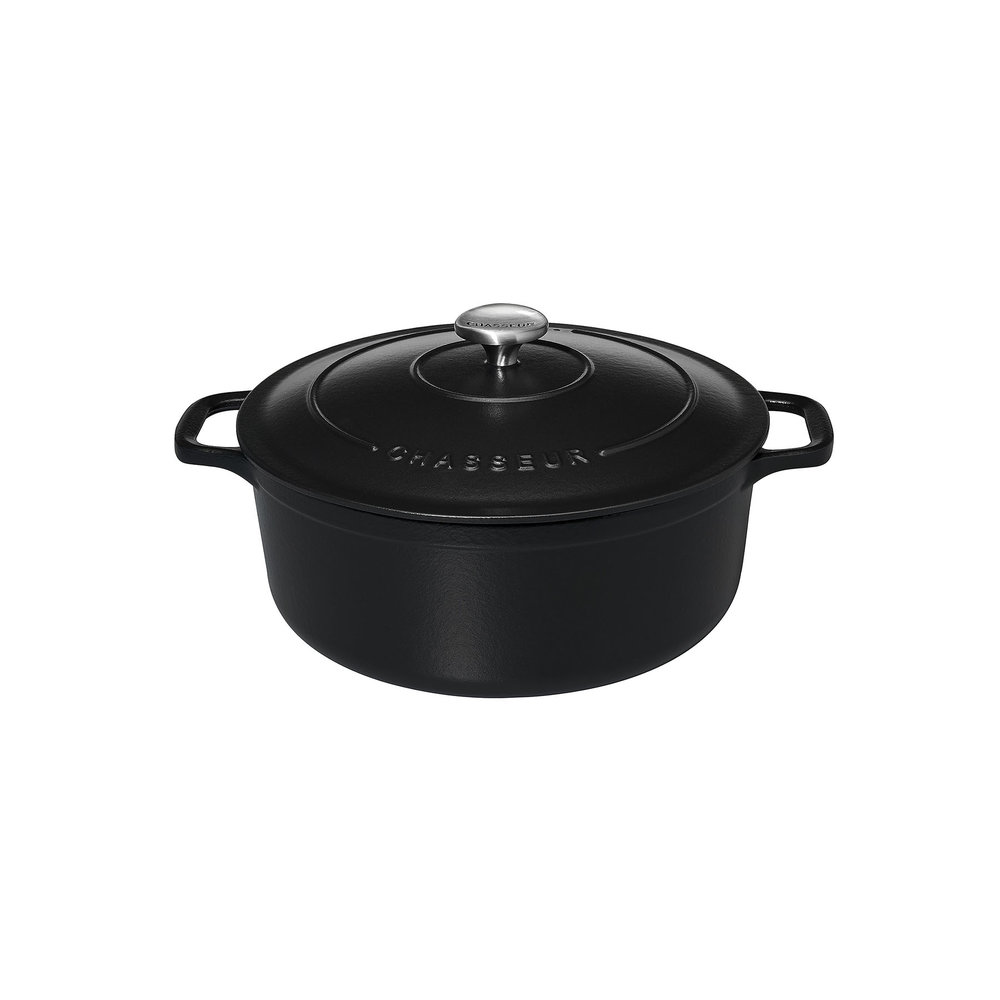 Chasseur Cocotte rond 22cm  3,2L Noir