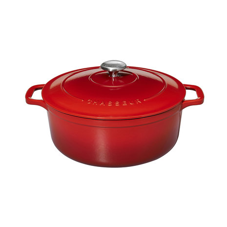 Chasseur Round French oven 26cm 5,0L Rubis