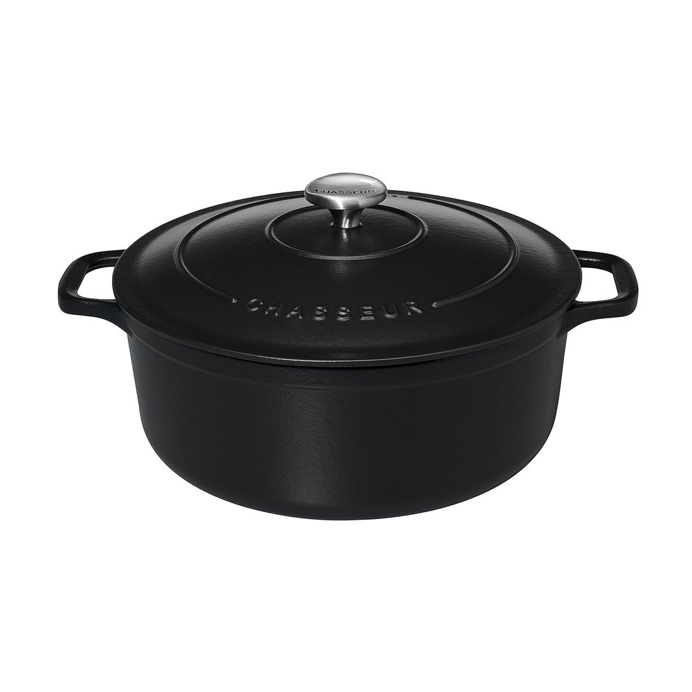 Chasseur Cocotte rond 28cm  6,1L Noir