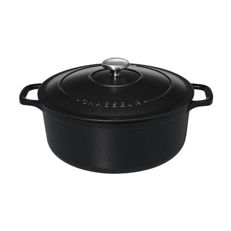 Chasseur Cocotte rond 28cm  6,1L Noir