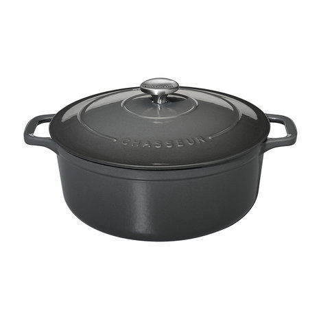 Chasseur Cocotte rond 28cm  6,1L Caviar
