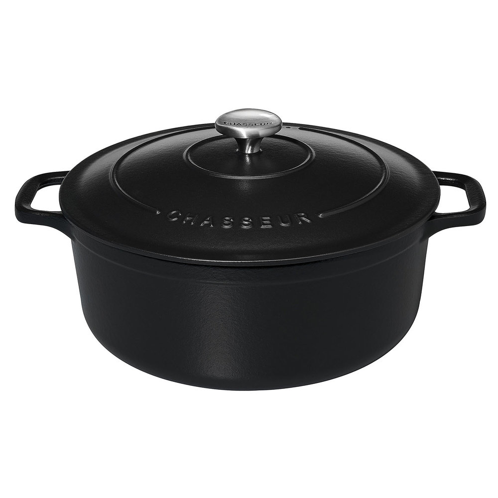 Chasseur Cocotte rond 32cm  8,8L Noir