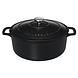 Chasseur Round French oven 32cm 8,8L Noir