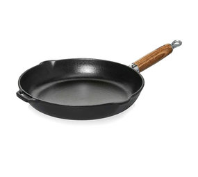 Chasseur Koekenpan 28cm met houten steel Noir