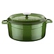 Lava Geëmailleerde gietijzeren braadpan 28cm 6.71L groen