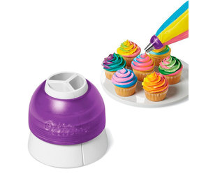 Wilton 3-color piping adapter Wilton 3-color piping adapter