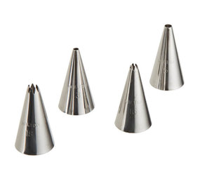 Wilton 4 round & star piping nozzles Wilton 4 round & star piping nozzles