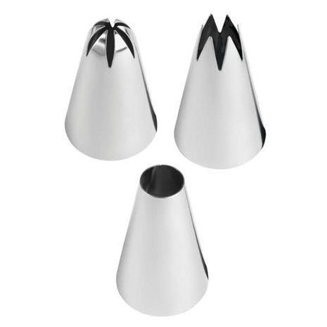 Wilton 3-piece piping nozzle set (1M / 2D / 12)