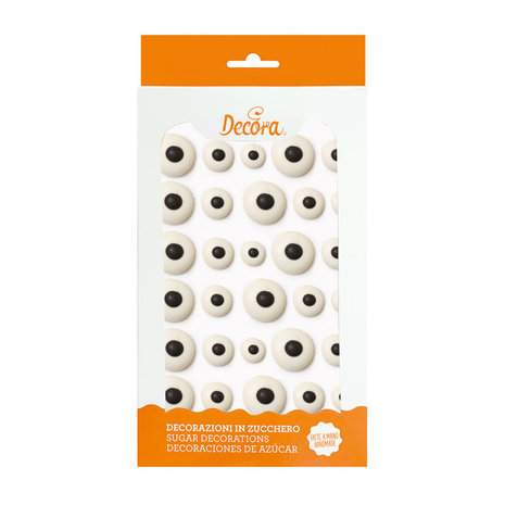 Decora 30 edible eyes of different sizes Decora 30 edible eyes of different sizes