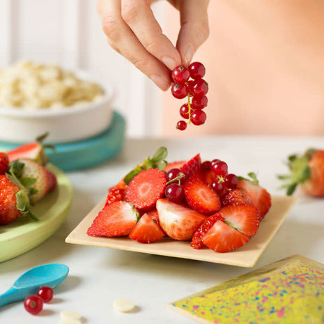 Decora Chocoladevorm polycarbonaat vierkante schaaltjes