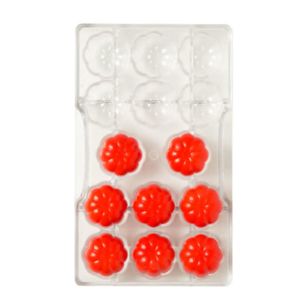 Decora Professional polycarbonate praline mold, Arianna, 14 cavities Decora Professional polycarbonate praline mold, Arianna, 14 cavities