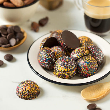 Decora Chocoladevorm polycarbonaat "Aurora praline" Decora Chocoladevorm polycarbonaat "Aurora praline"