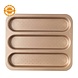 Decora Non-stick metal baguette pan, rose gold finish, 38 x 32 cm Decora Non-stick metal baguette pan, rose gold finish, 38 x 32 cm