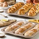 Decora Non-stick metal baguette pan, rose gold finish, 38 x 32 cm Decora Non-stick metal baguette pan, rose gold finish, 38 x 32 cm