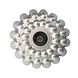 Decora Antiaanbak metalen madeliefje-tulbandvorm, ⌀20 x 8,5 cm Decora Antiaanbak metalen madeliefje-tulbandvorm, ⌀20 x 8,5 cm