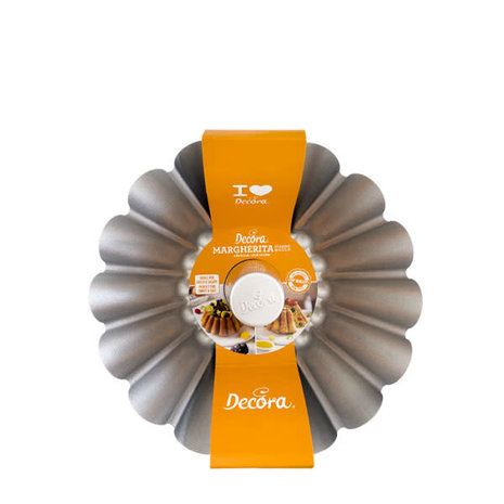 Decora Bakvorm margriet met antikleeflaag 20cm Decora Bakvorm margriet met antikleeflaag 20cm