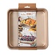 Decora Antiaanbak metalen vierkante cakevorm, rose gold-afwerking, 24,5 x 24,5 x 5,5 cm Decora Antiaanbak metalen vierkante cakevorm, rose gold-afwerking, 24,5 x 24,5 x 5,5 cm