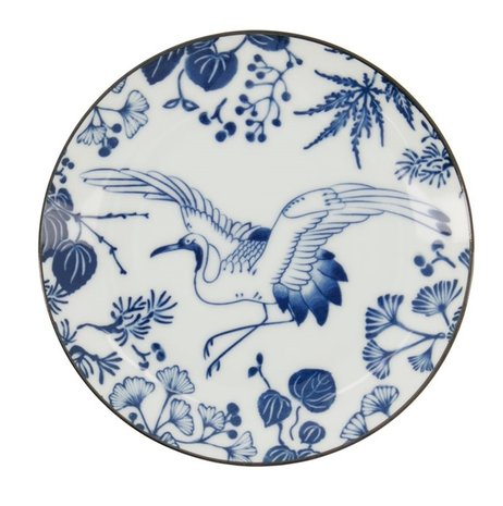 Tokyo Design Studio Bord Flora Japonica Kraanvogel 16cm Tokyo Design Studio Bord Flora Japonica Kraanvogel 16cm
