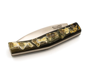 Pallares Solsona Busa zakmes 8cm carbon ramshoorn Pallares Solsona Busa zakmes 8cm carbon ramshoorn